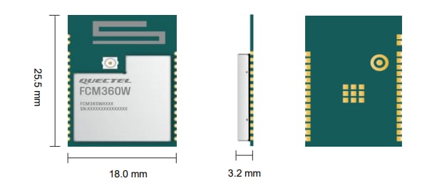 Quectel FCM360W Wi-Fi® 6 & BLUETOOTH® 5.1 Modules